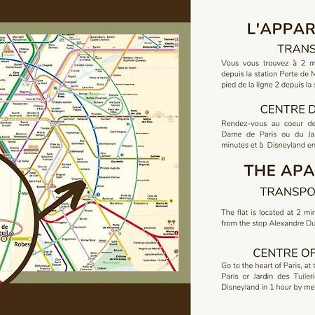 12.Appart 4Pers#1 Bedroom #Pere Lachaise #Nation París Exterior foto